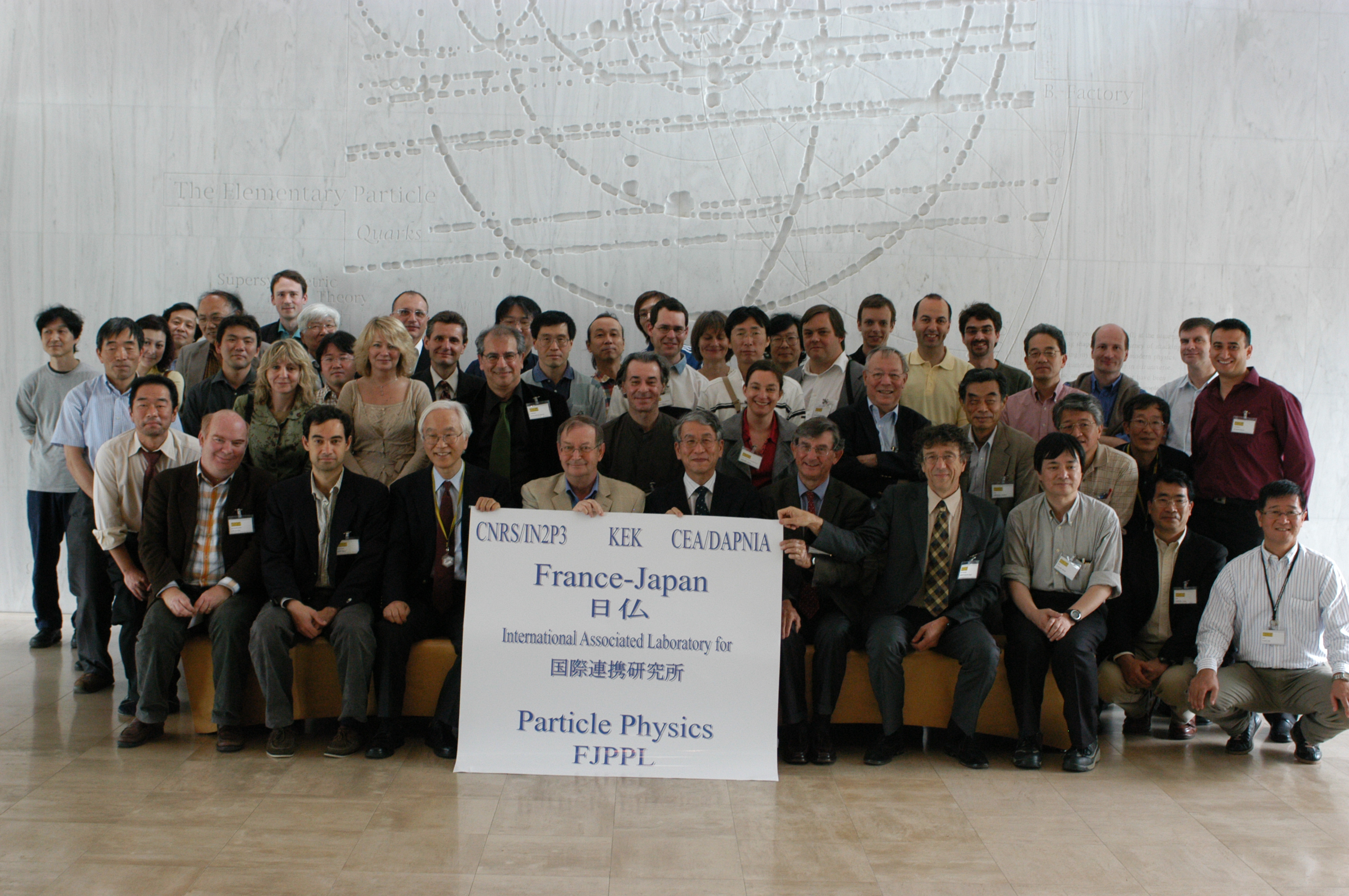 FJPPL Workshop Group Photo taken in the FJPPL offices building (Credit: KEK) 