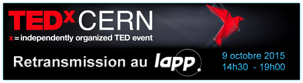 TEDxCERN retransmission au LAPP