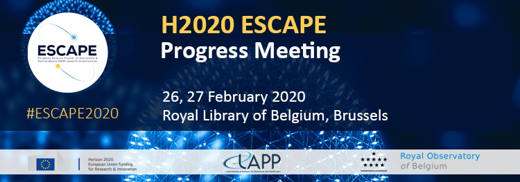 H2020 ESCAPE Progress meeting