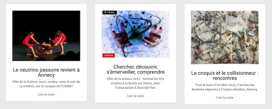 Fête de la Science 2022 :  projets et rendez-vous