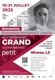 XI-ième Rencontres d'été de physique de l'infiniment grand à l'infiniment petit : 2023 promotion Henrietta S.Leavitt
