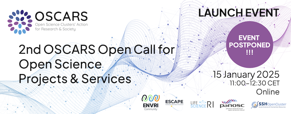 LAUNCH EVENT - 2nd OSCARS Open Call for Open Science projects and services