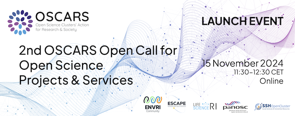 LAUNCH EVENT - 2nd OSCARS Open Call for Open Science projects and services