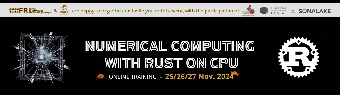 Numerical Computing with Rust on CPU