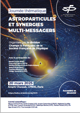 Journée SFP 2025 : Astroparticules et synergies multi-messagers