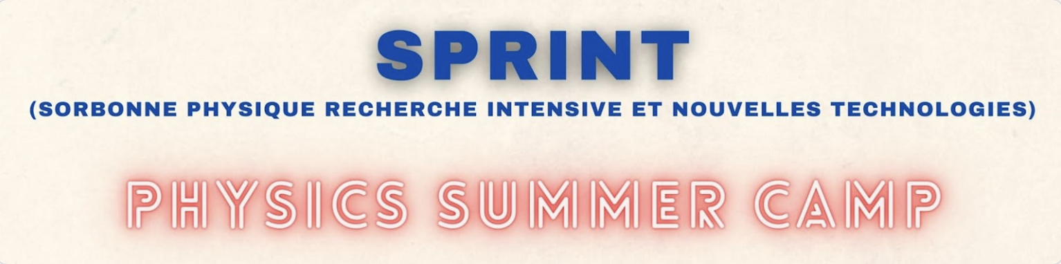 SPRINT Physics Summer Camp 2026