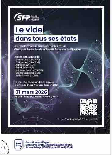 Journée SFP 2026 : Le vide dans tous ses états