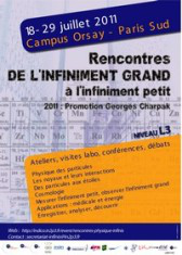 Rencontres de physique de l'infiniment grand à l'infiniment petit 2011, promotion Georges Charpak